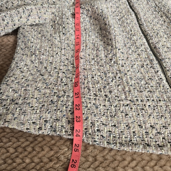 Ann Klein Women's Tweed Blazer Size 20W Work, Casual Light Sparkle - Picture 10 of 13